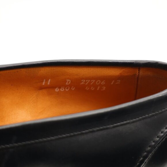 Allen Edmonds Glasgow Men's Suze 11 D Dress Loafers Black Leather Shoes USA - Picture 9 of 16
